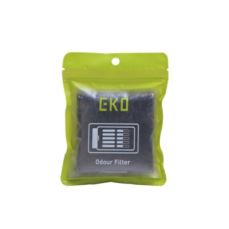 EKO Carbon Odour Filter Set of 2 Black