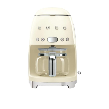 Smeg 50's Retro Style DCF02 Drip Filter Coffee Machine Cream