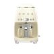 Smeg 50's Retro Style DCF02 Drip Filter Coffee Machine Cream