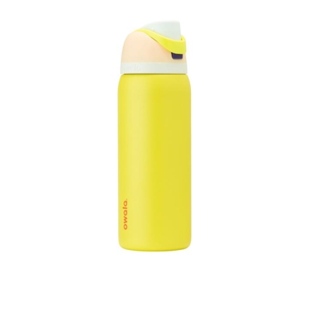 Owala FreeSip Insulated Water Bottle 946ml (32oz) Lemon Limeade