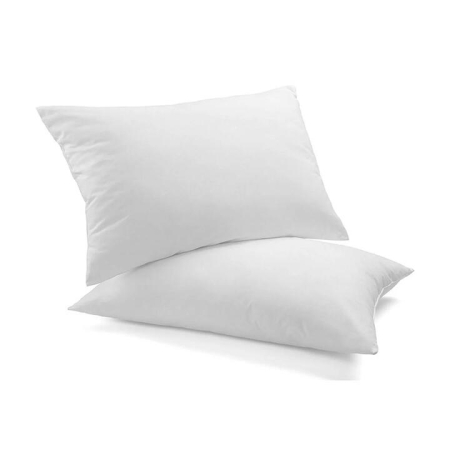 Luxury Duck Feather & Down Pillow Twin Pack Size 50X75cm by Royal Comfort