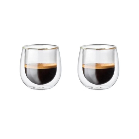 Barista Cafe Double Wall Espresso Glass Set of 2 Size 90ml by Baccarat