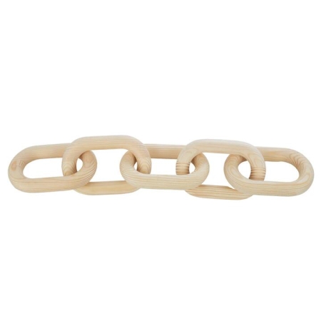 Amalfi Natural Wood 5 Link Chain