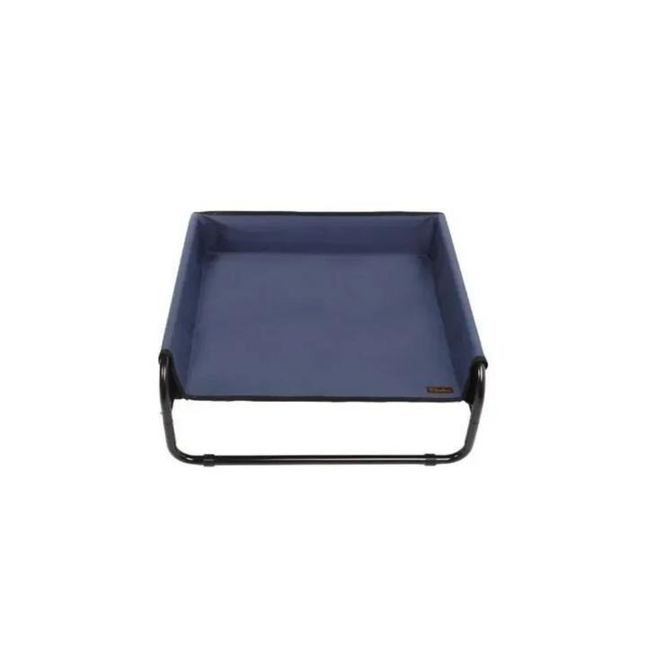 Charlie's High Walled Outdoor Trampoline Dog Bed Cot Large Size 100x100x38cm in Blue by Charlies-Blue/Large