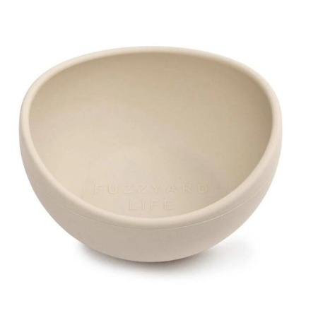 Life Silicone Dog Bowl Slate Size Small in Grey by FuzzYard-Grey/Small