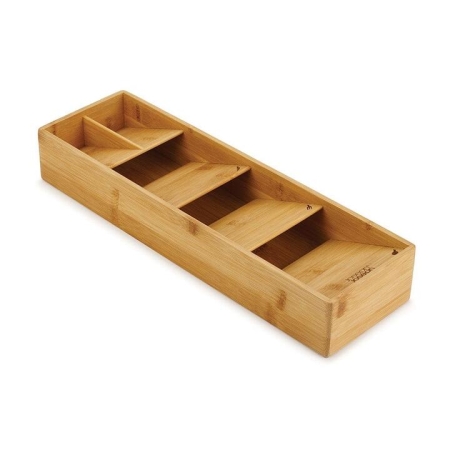 DrawerStore Bamboo Cutlery Organiser Size 12.2X40X6 by Joseph Joseph