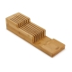 DrawerStore Bamboo Two Tiered knife Organiser Size 11.5X40X8.5cm by Joseph Joseph