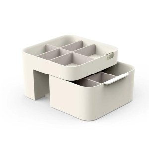 Viva Cosmetic Organiser With Drawer Size 19.9X19X12.8cm by Joseph Joseph