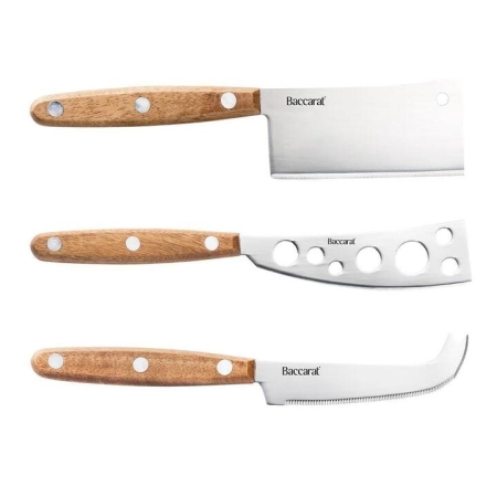 Gourmet 3 Piece Cheese Knife Set by Baccarat