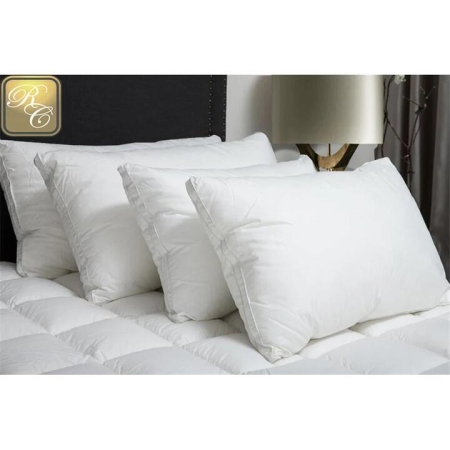 Signature Hotel Pillow Size 50X90X4cm 100% Cotton by Royal Comfort