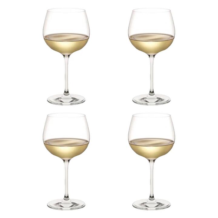 Vintage B Wine Glass Set of 2 Size 568ml in White by Plumm-White