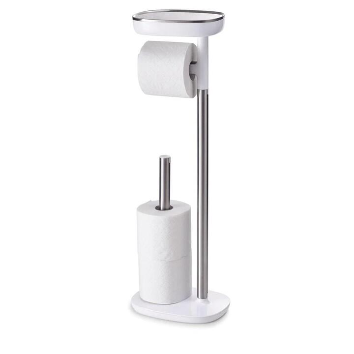 Easy-Store Toilet Paper Stand Steel Size 680X165X225mm by Joseph Joseph