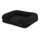 Charlie's Teddy Fleece Orthopedic Memory Foam Sofa Dog Bed with Bolster-Small