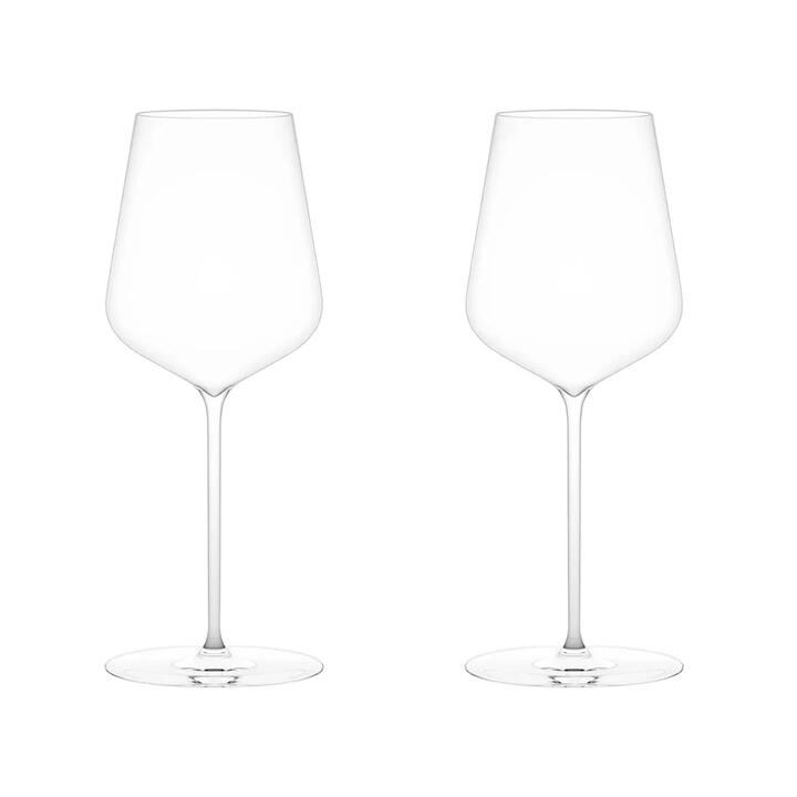 Three No 2 - Glass in White by Plumm-White