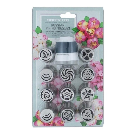 Professional Bake Russian Nozzle Set by Soffritto