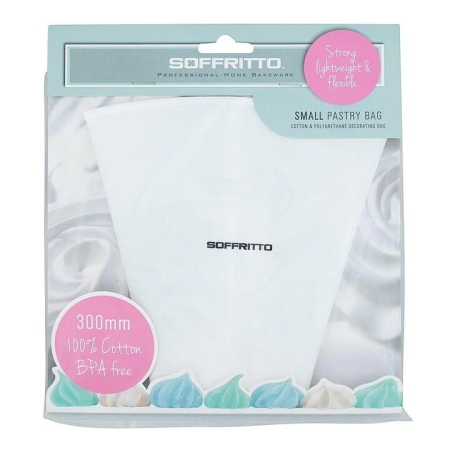 Professional Bake Pastry Bag Size 300mm 100% Cotton by Soffritto