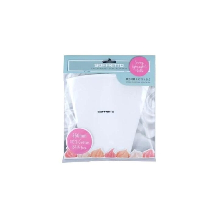 Professional Bake Pastry Bag Size 350mm 100% Cotton by Soffritto