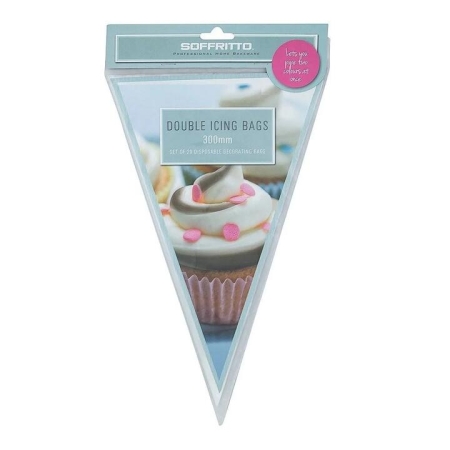 Professional Bake Double Icing Bags 20 Piece Size 30cm by Soffritto