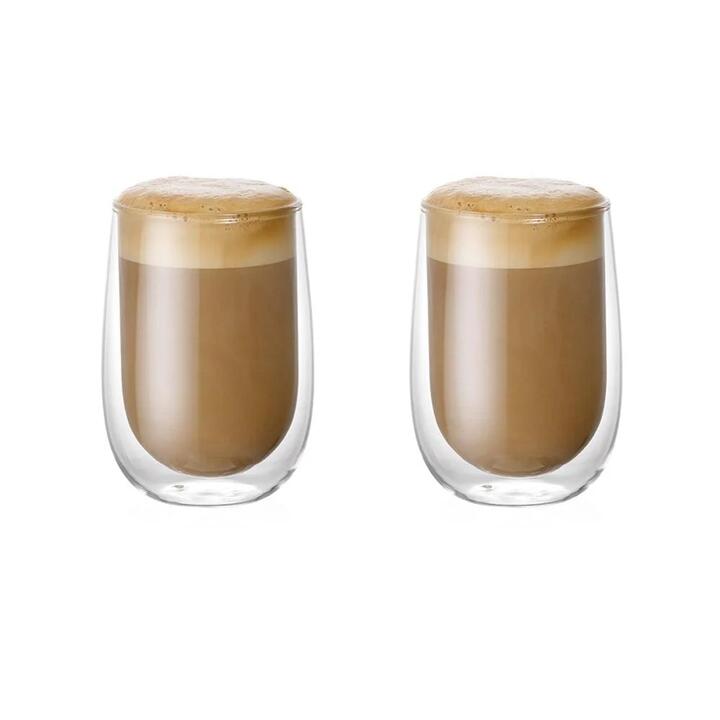 Barista Cafe Double Wall Glass Set of 2 Size 350ml by Baccarat