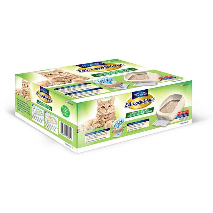Dual Layer Cat Litter System by Ezi-LockOdour