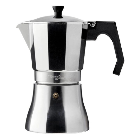 Barista Brillante 9 Cup Stovetop Espresso Coffee Maker by Baccarat