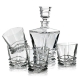 Crystal Prism 5 Piece Decanter Set by Royal Doulton