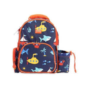 Anchor Medium Cotton Canvas Backpack Size 26X34X16cm by Penny Scallan