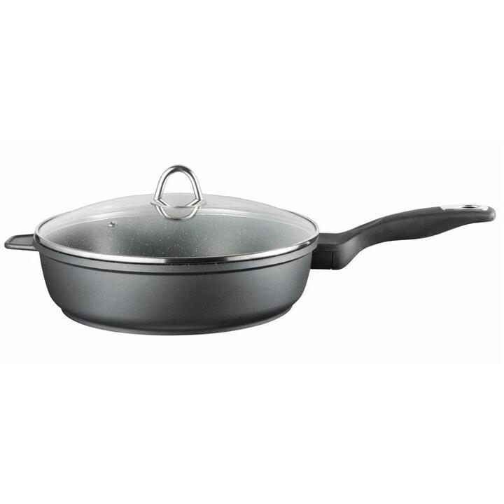 Granite Non Stick Chef Pan with Lid Size 28cm by Baccarat