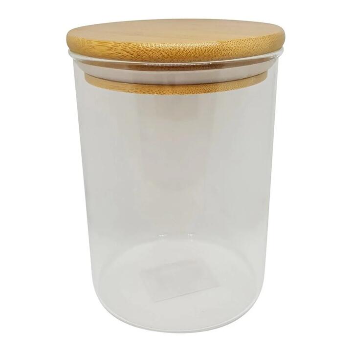 Bamboo & Glass Canister Size 750ml by Scullery
