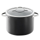 iD3 Hard Anodised Non Stick Stockpot with Lid 24 Size 24X17cm by Baccarat