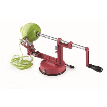 Essentials Apple Peeler in Red by Scullery-Red