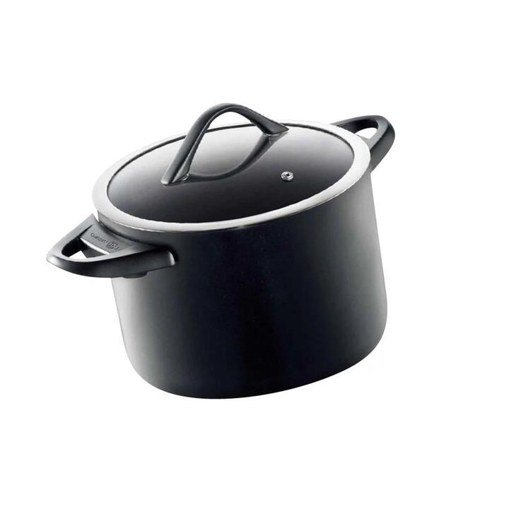 iD3 CS Hard Anodised Stockpot with Lid & Bakelite handle Size 24X17cm by Baccarat