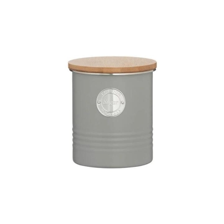 Living Sugar Canister Size 1L in Grey by Typhoon-Grey