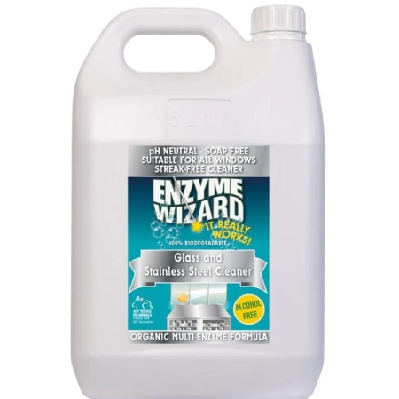 Enzyme Wizard Glass & Stainless Steel Cleaner 5L