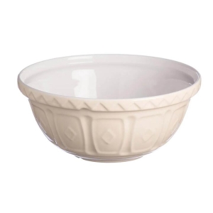 Colour Mix Earthenware Mixing Bowl /4L Powder Size 16X16X9cm in Pink by Mason Cash-Pink