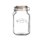 Square Clip Top Jar 1.5L Size 11.5X20X13cm by Kilner