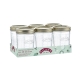 Kilner Set of 6 Wide Mouth Preserve Jars-500ml