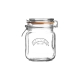 Square Clip Top Jar 1L Size 11X15.5X13cm by Kilner