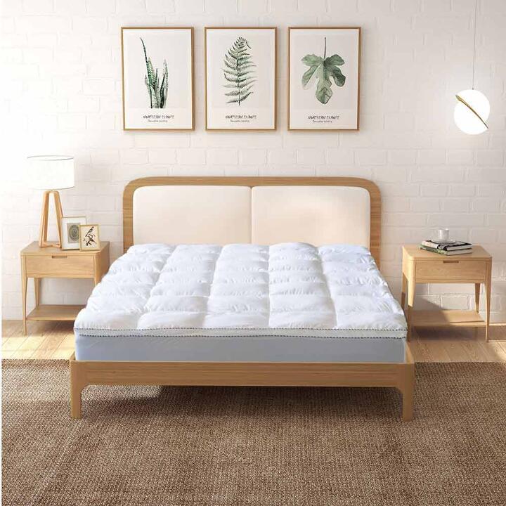 Royal Comfort Bamboo Topper - 5cm Gusset 1000GSM-King