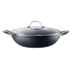 Rock All Pan With Lid Size 32cm in Black by Baccarat-Black