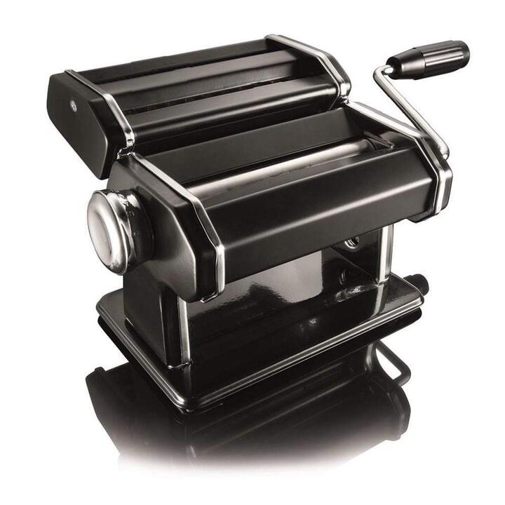 Gourmet 150mm Pasta Machine Size 20.5X13.5X12.5cm in Black by Baccarat-Black