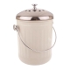 Compost Bin 5L Size 17X28cm in White by Appetito-White