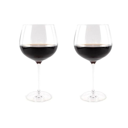 Premium Burgundy Wine Glass Set of 2 Size 780ml by Cellar