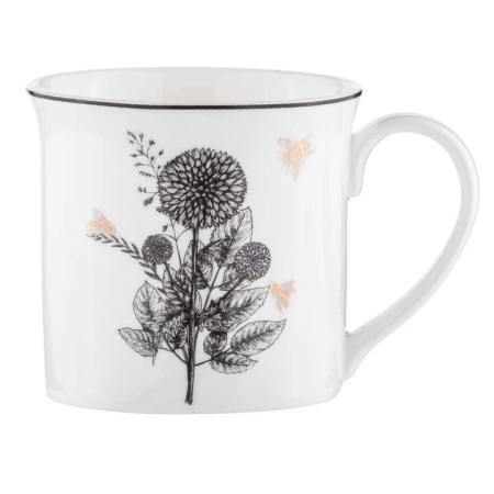 Queen Bee Wide Flare Mug 260ml Size 8.5X7.5X8cm by Ashdene