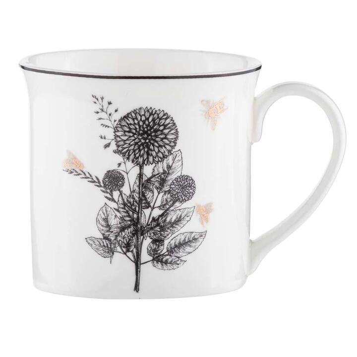 Queen Bee Wide Flare Mug 260ml Size 8.5X7.5X8cm by Ashdene