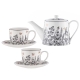 Queen Bee Teapot & 2 Teacup Set by Ashdene
