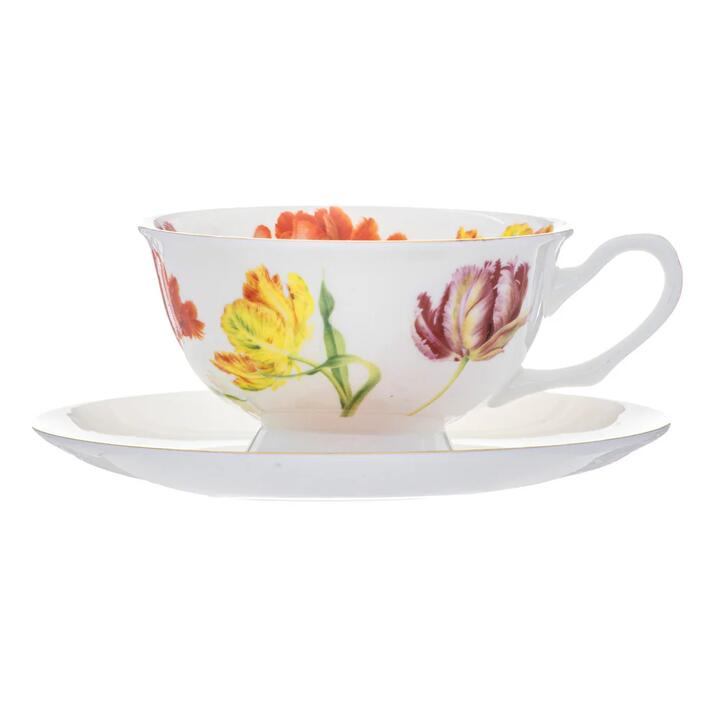 Ashdene Botanical Symphony Cup & Saucer 220ml