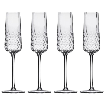 Tempa Jasper Set of 4 Champagne Glasses