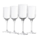 Luigi Bormioli Bach Set of 4 White Wine Glasses 280ml