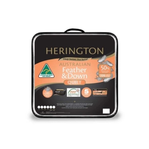 Herington 50% Australian White Duck Down Quilt-Queen